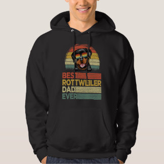 Veste À Capuche Cool Meilleur Rottweiler Papa Jamais Fête des père