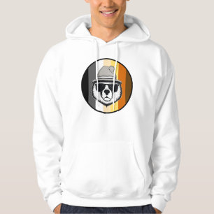 Veste À Capuche Cool Porte En Casquette Et Lunettes De Soleil. Pri