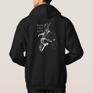 Veste À Capuche Cool Retro Saxophonist Custom Name (名入れ・カスタム対応)