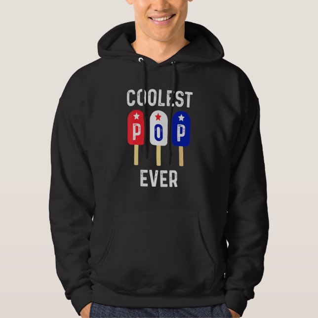 Veste À Capuche Coolest Pop Ever Popsicle Men Meilleur papa Ever C (Devant)