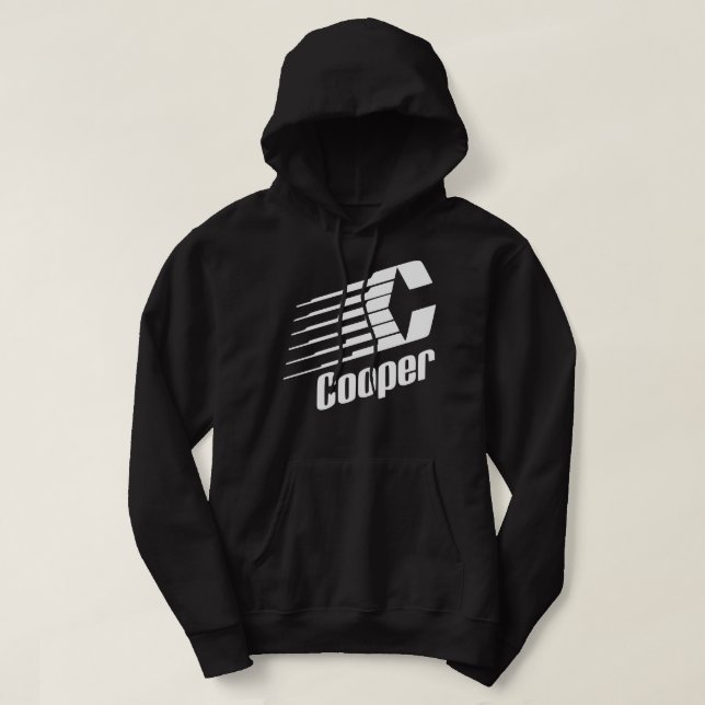 Veste À Capuche Cooper Hockey Retro Logo Essential T Shirt (Design devant)