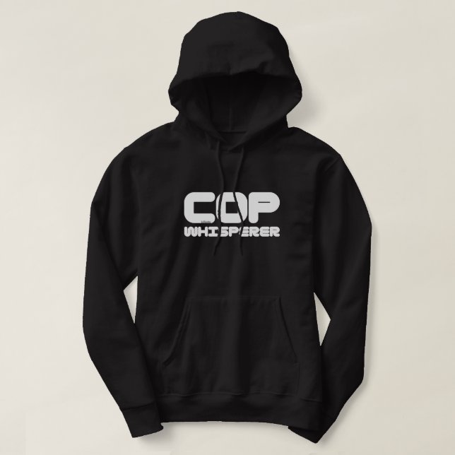 Veste À Capuche COP WHISPERER drôle copwatt audit idée cadeau (Design devant)