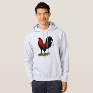 Veste À Capuche Coq Rouge Noir BB Américain
