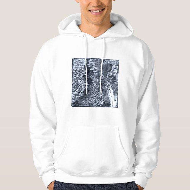 Veste À Capuche Corbeau (Devant)