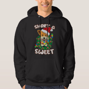 Veste À Capuche Corgi court et sucré Noël Pyjama Chien Chien Chien