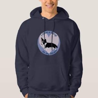 Veste À Capuche Corgi dans mon coeur 2
