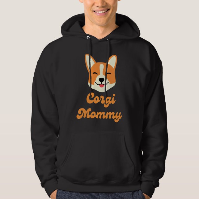 Veste À Capuche Corgi maman (Devant)