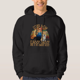 Veste À Capuche Corgi Mom Classy Sassy Et Un Peu Smart Assy