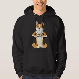 Veste À Capuche Corgi Namaste Yoga