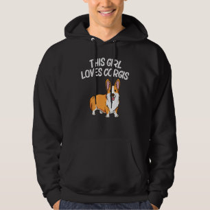 Veste À Capuche Corgi Pour Filles Enfants Gallois Corgi Chien Anim