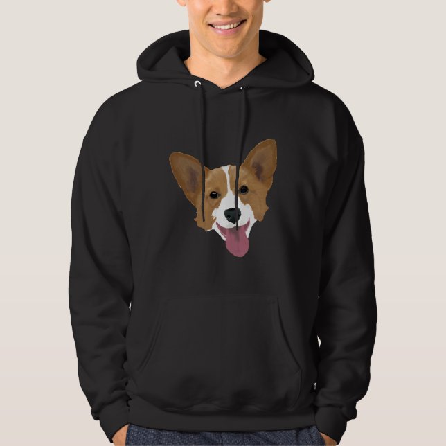 Veste À Capuche Corgi Puppy (Devant)