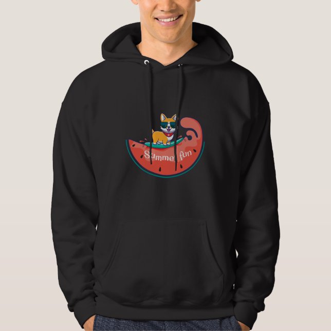 Veste À Capuche Corgi Surf (Devant)