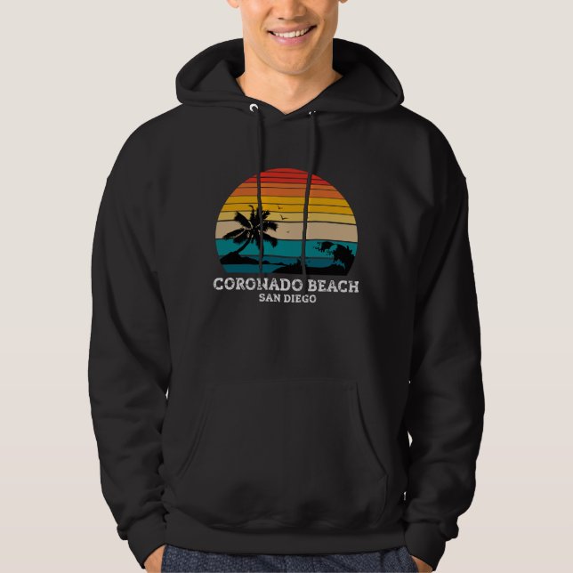 VESTE À CAPUCHE CORONADO BEACH SAN DIEGO (Devant)