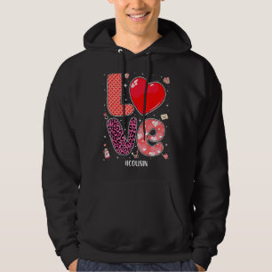 Veste À Capuche Correspondre Amour Familial Cousin Coeur Couple Va