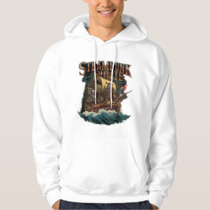 Veste À Capuche Corsaire Pirate Mécanique Steampunk Cogwo Victorie
