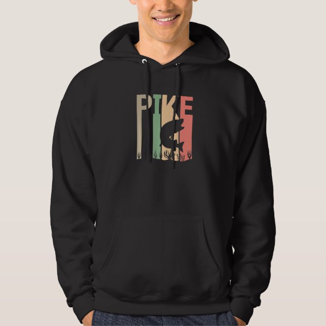 Veste À Capuche Costume de brochet amusant (Devant)