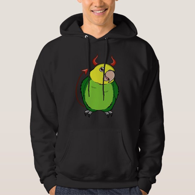 Veste À Capuche Costume de démon effrayant Perroquet I à double tê (Devant)