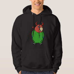 Veste À Capuche Costume de diable effrayant Perroquet I Rosy face