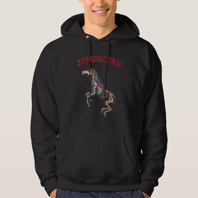 Veste À Capuche Costume de licorne zombie Zombiecorn Halloween Arc (Devant)
