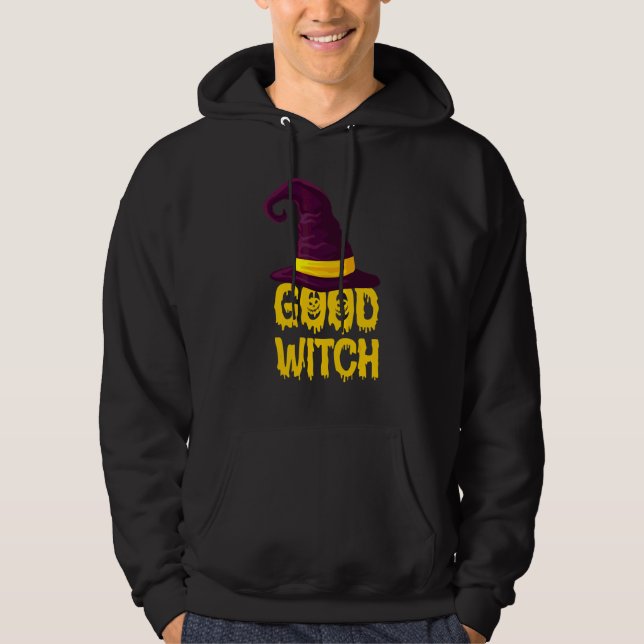 Veste À Capuche Costume de sorcière gentille pour Halloween (Devant)