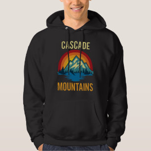 Veste À Capuche Coucher de soleil des montagnes Cascade