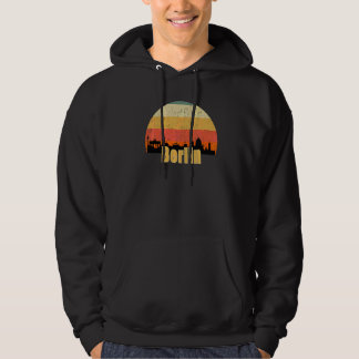 Veste À Capuche Coucher de soleil sur la silhouette de l'horizon d