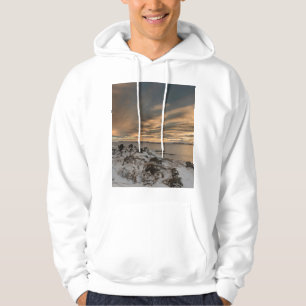 Veste À Capuche Coucher de soleil sur le lac Myvatn, Islande