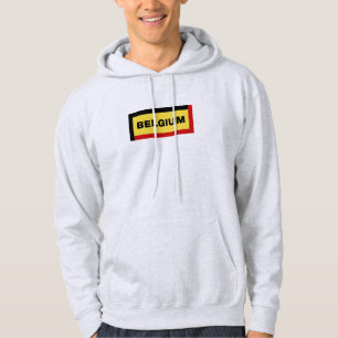 Veste À Capuche Couleurs du drapeau de la Belgique