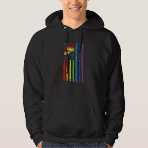Veste À Capuche Couleurs du drapeau LGBT Gay Rainbow Pride Droits