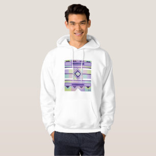 Veste À Capuche Couleurs pastel & coeurs violets battre
