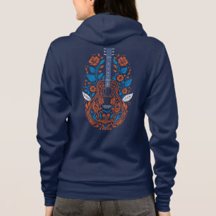 Veste À Capuche Country Guitare Art