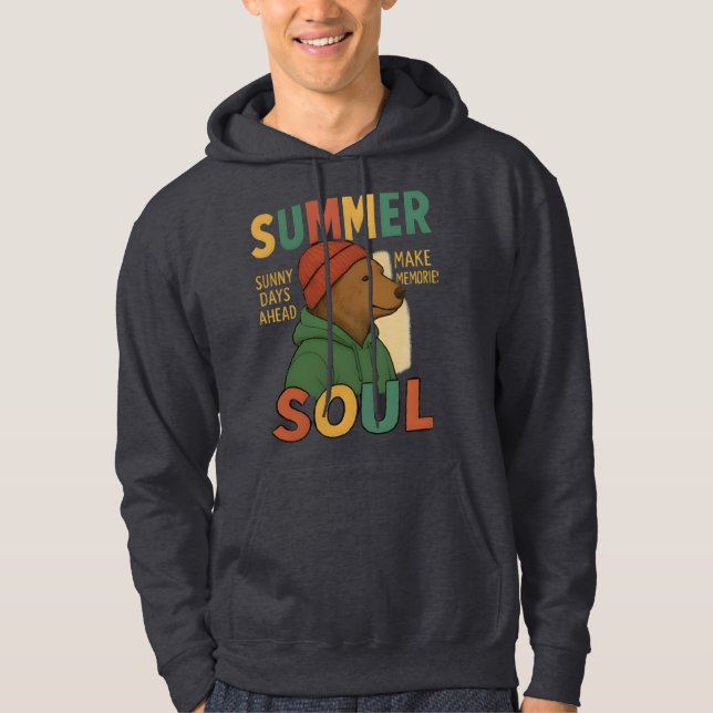 Veste À Capuche Coupe-vent d'été Soul Bear (Devant)