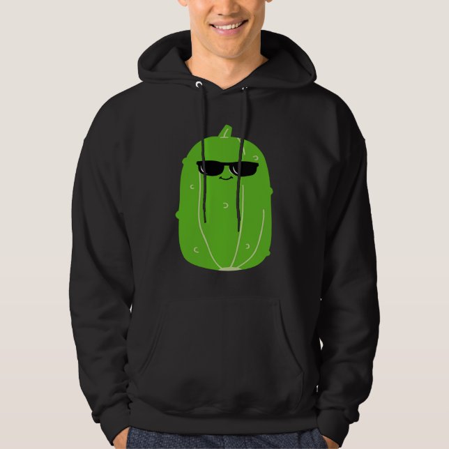 Veste À Capuche Courgette Papa Roi Fête des Pères Légumes Jardinie (Devant)