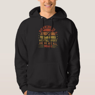 Veste À Capuche Courir Est Un Sport Mental Et Nous Sommes Tous Des