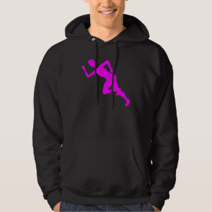 Veste À Capuche Courir - Magenta