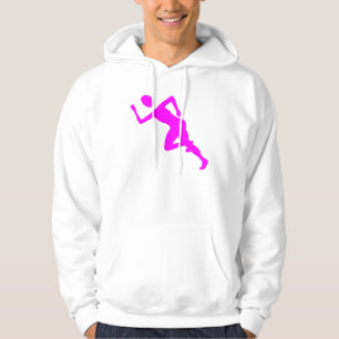 Veste À Capuche Courir - Magenta