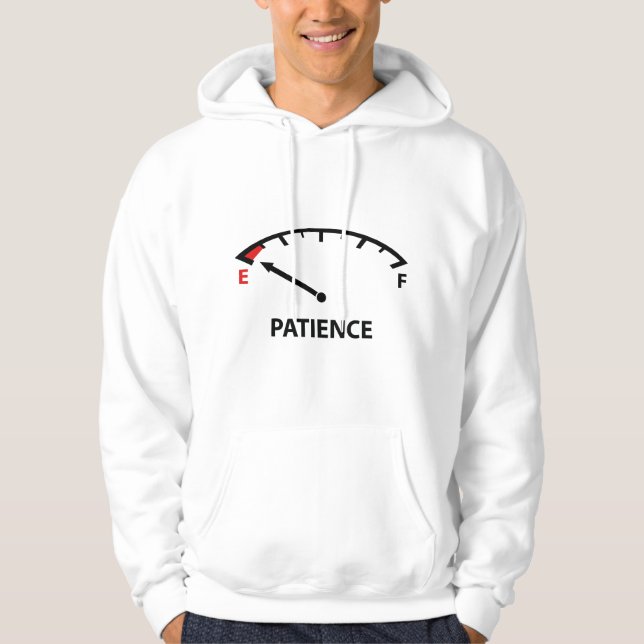 Veste À Capuche Courir Sur Vide : Patience (Devant)