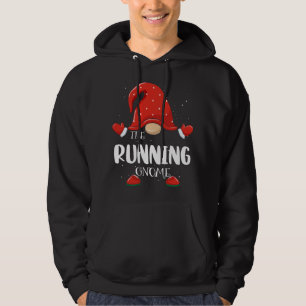 Veste À Capuche Courir un pyjama de Noël Gnome Correspondant Famil