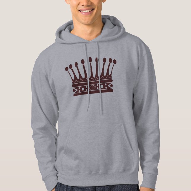 Veste À Capuche Couronne Royale 07 (Devant)