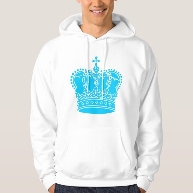 Veste À Capuche Couronne royale - Sky (Devant)