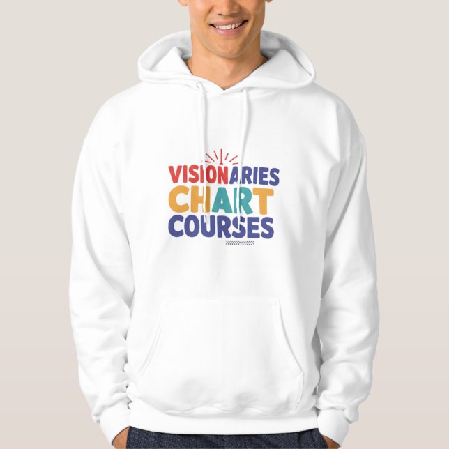 Veste À Capuche Cours de cartes des visionnaires (Devant)