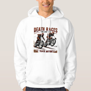 Veste À Capuche Course de moto vintage Flat Track - Course à la mo