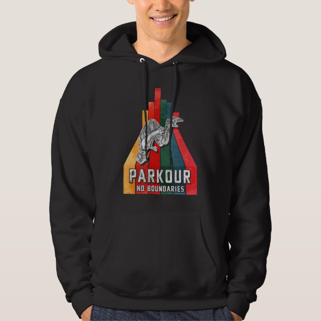Veste À Capuche Course de Parkour en liberté  1 (Devant)