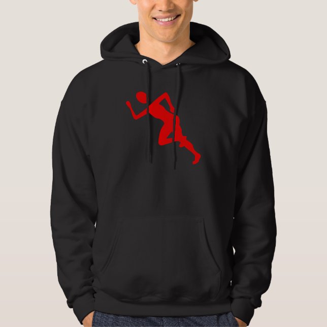 Veste À Capuche Course - Rouge (Devant)