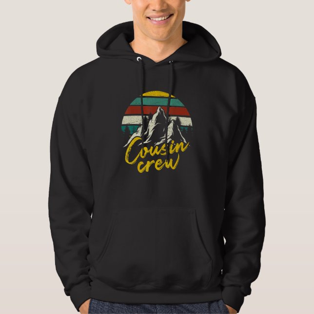 Veste À Capuche Cousin Crew Camping Extérieur Coucher de soleil Ca (Devant)
