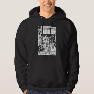 Veste À Capuche Couverture verte d'aube, noire et blanche