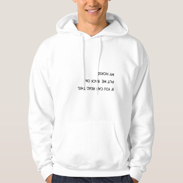 Veste À Capuche Cowboy Humor Sweatshirt – Rodeo Life Quote (Devant)