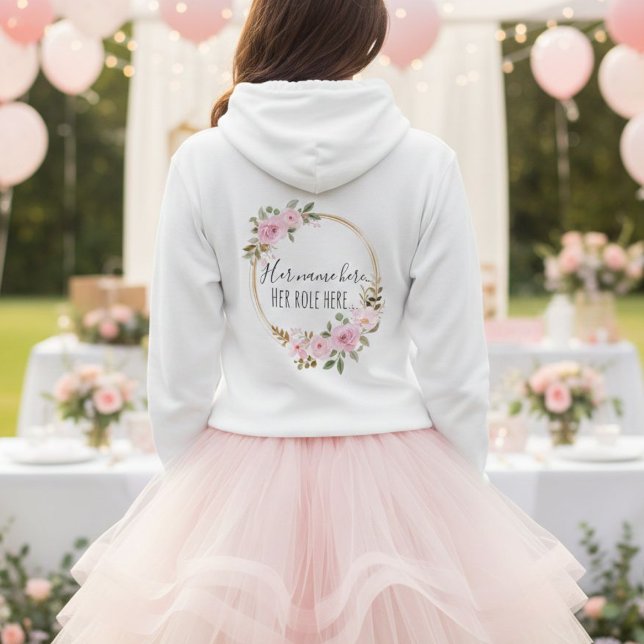 Veste À Capuche Cozy Personalized Keepsake for Your Bridesmaids (Créateur téléchargé)