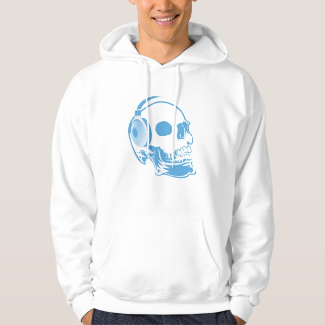 Veste À Capuche Crâne avec casque (Devant)