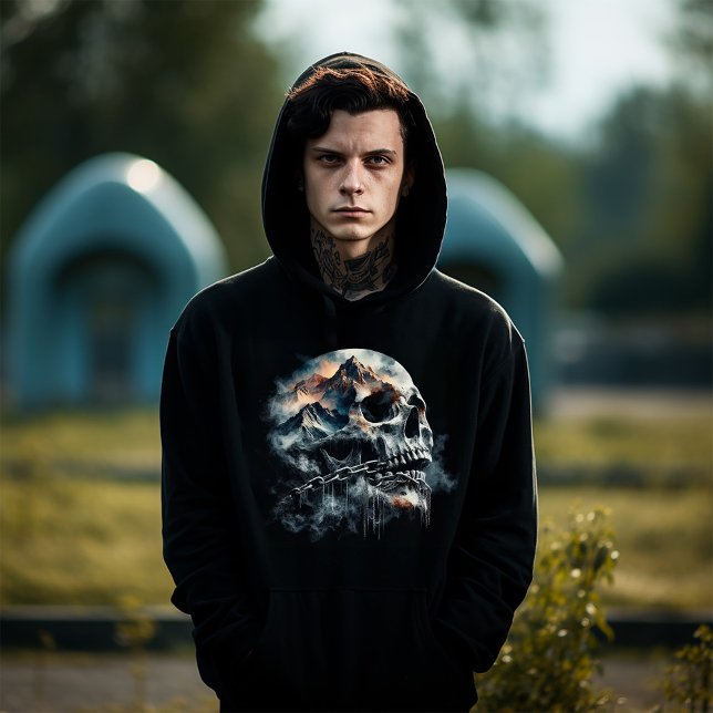 Veste À Capuche Crâne chaîné (Créateur téléchargé)